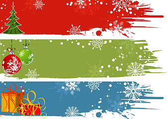 Image showing Abstract christmas background