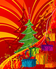 Image showing Abstract Christmas background