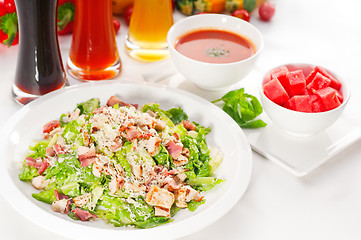 Image showing fresh caesar salad