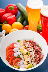 Image showing fresh caesar salad