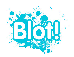 Image showing Drops blot