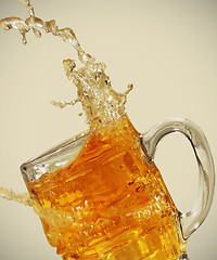 Image showing beer mug with splash