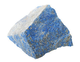 Image showing Mineral collection: Lapis lazuli.