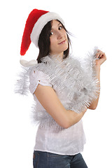 Image showing Girl with red hat, isolated