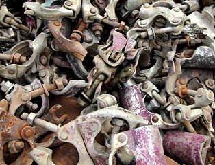 Image showing metal garbage pieces