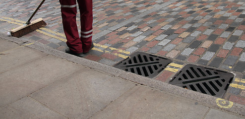 Image showing street cleaner