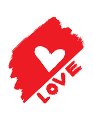 Image showing abstract love symbol