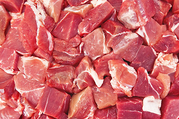 Image showing The texture of the meat