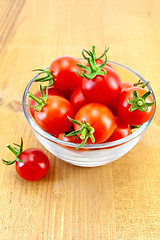 Image showing Tomatoes in a glass cup