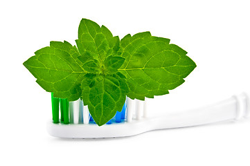 Image showing Toothbrush with mint