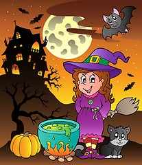 Image showing Scene with Halloween theme 3