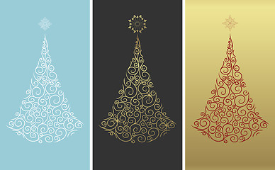 Image showing Christmas design tree