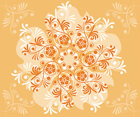 Image showing Background flower, elements for design, vector