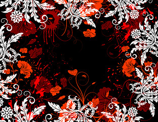 Image showing Abstract floral chaos