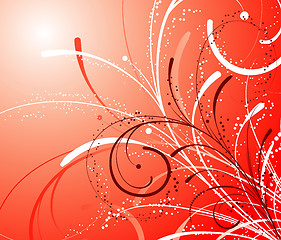 Image showing Abstract floral background