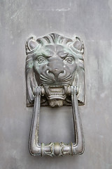Image showing Lion head knocker