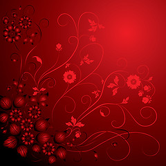 Image showing Background flower, elements for design, vector