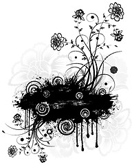 Image showing Floral abstract