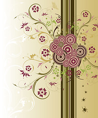 Image showing Abstract floral chaos