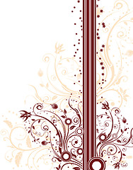 Image showing Abstract floral background