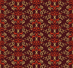 Image showing Floral seamless pattern, vector