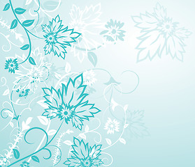 Image showing Background flower, elements for design