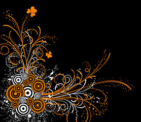 Image showing Abstract floral chaos