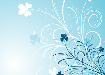 Image showing Foral background, vector