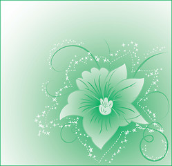 Image showing Background flower, elements for design