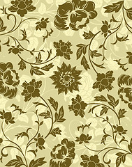 Image showing Abstract floral pattern