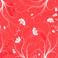 Image showing Abstract floral pattern