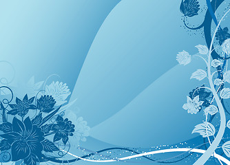 Image showing Foral background, vector