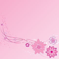 Image showing Background flower, elements for design