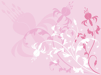 Image showing Background flower, vector