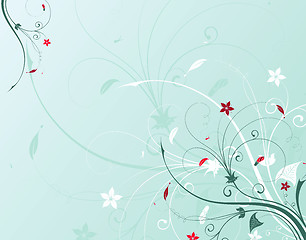 Image showing Abstract flower background