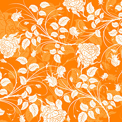 Image showing Abstract floral pattern, vector