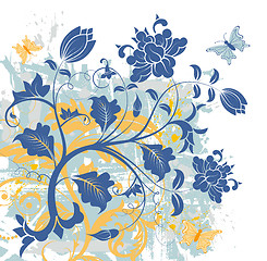 Image showing Abstract floral chaos