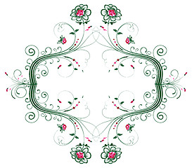 Image showing Flower frame