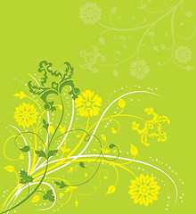 Image showing Background flower, elements for design, vector