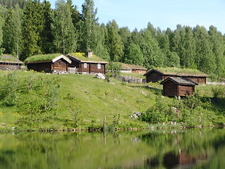 Image showing Old houses