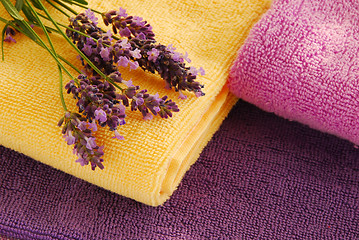 Image showing Colorful towels