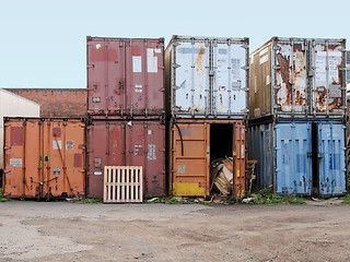 Image showing Shipping containers