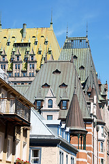 Image showing Roofs of Quebec City