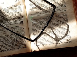 Image showing Old Book and Glasses