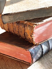 Image showing Old Books and Glasses