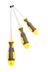 Image showing Three screwdrivers