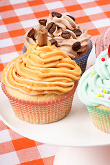 Image showing Assortment of fsncy cupcakes