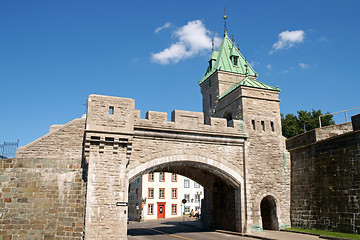 Image showing Porte Saint Louis City Gate, Quebec City