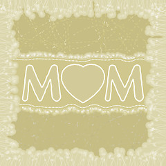 Image showing Happy Mother's Day greeting card. EPS 8