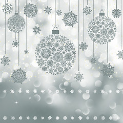 Image showing Christmas background with copyspace. EPS 8